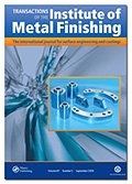 Transactions of the Institute of Metal Finishing: Maney 