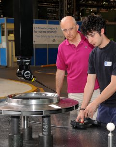 Claudio Bartali (left) has seen impeller inspection time reduced by a factor of four