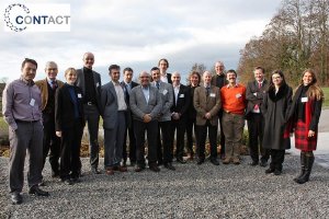 The partners in the CONTACT network at the project kick-off meeting in November: Fraunhofer ICT, Oxford University, Bayer Technology Services, Polymaterials, Acciona, Amroy, Aimplas, I3N (Institute for Nanostructures, Nanomodelling and Nanofabrication), MFA (Nanostructures Laboratory - Research Institute for Technical Physics and Materials Science), Promolding.