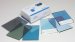 PPG Industries (NYSE: PPG) has a new sample kit featuring recently released Pacifica and Solarblue glasses, its two newest blue-tinted glasses. In addition to their uncoated versions, Pacifica glass is shown with Vistacool subtly reflective and Solarcool reflective coatings, and Solarblue glass is shown with a Solarcool coating.