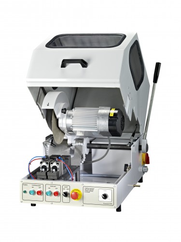 Cortador de metalúrgicos abrasivo para preparación de muestras de espectrográfico