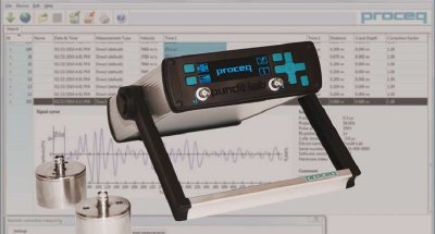 Ultrasonic Test Equipment for konkret analyse - pundit Lab fra Proceq