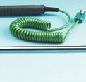 Heavy Duty Spring Loaded Hand Held Thermocouple Sensor with 90° Bend by TC Limited