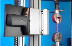 AZoM - Metals, veramics, polymers and composites - Advanced Video Extensometer for Materials Testing Applications from Instron