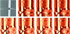 AZoM - The A to Z of Materials - Steps in the manipulation of two gold particles into a single electron transistor (SET) junction