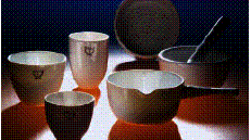AZoM - Metals, Ceramics, Polymer and Composites : Laboratory porcelain ware produced in materials such as dense and posrous Alsint 99.7 alumina