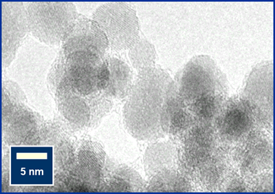 AZoM - Metals, Ceramics, Polymer and Composites : TEM micrograph of Zirconia – Based Electrolyte nano-crystalline YSZ Materials for Fuel Cell Applications – Supplier Data by Fuel Cell Materials