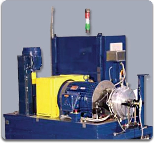 An SAE #2 friction test rig, used for full-scale clutch tests.