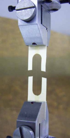 Tensile test data
