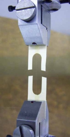 Tensile test data