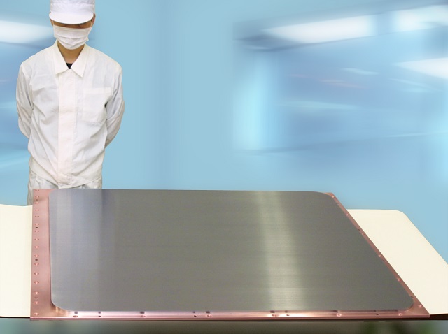 PLANSEE bonded planar sputtering target. Image Credit: Plansee High Performance Materials