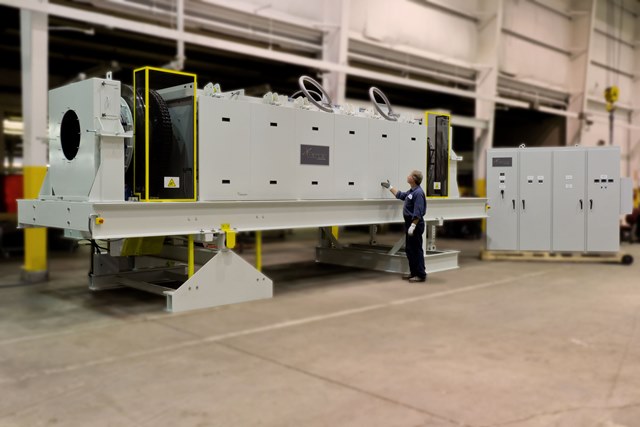 Rotary furnace by Harper International.