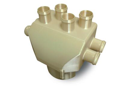 Strong, lightweight, flame-retardant ULTEM 9085 resin helps to address one of the biggest challenges for aerospace OEMs – the ability to produce small volume parts quickly and cost-effectively. Together with Fused Deposition Modeling (FDM®) technology from Stratasys, Inc., this material enabled Stratasys’ customer, Taylor-Deal Aviation LLC – based in Dallas, Texas – to create specialty fluid and air handling parts in hours rather than weeks, while meeting the latest industry regulations for flame, smoke and toxicity.