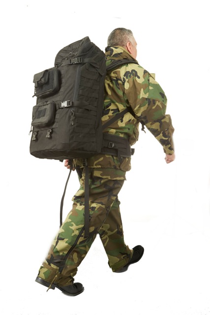 The Q5800 can be transported easily in the field using a backpack.