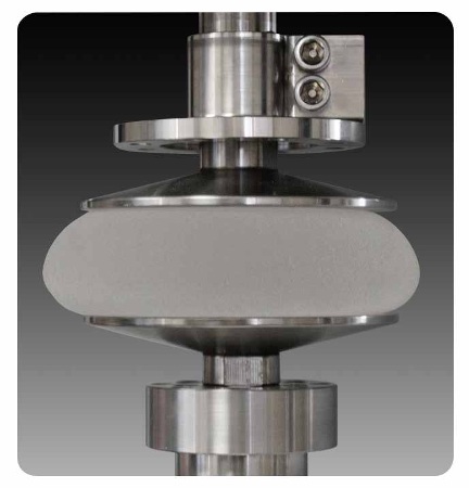 ElectroForce® 3510 instrument with silicone breast implant