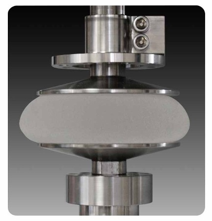 ElectroForce® 3510 instrument with silicone breast implant