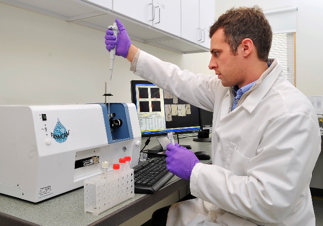 Benchtop FlowCAM® in use.