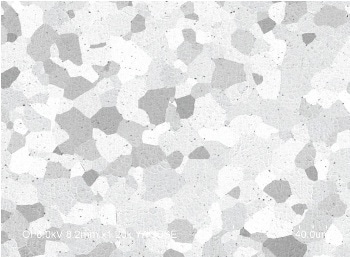 SEM BSE image after ion milling.
