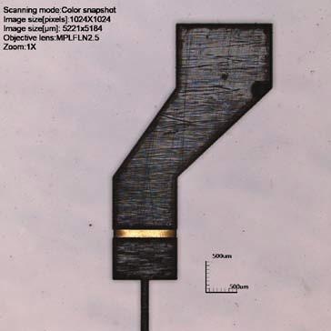 Cabon Hinge Overview. OLS4000 Brightfield CCD non-confocal mode, Objective lens MPLFLN 2.5X