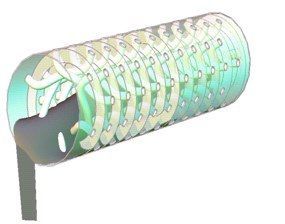 Cooling tubes.