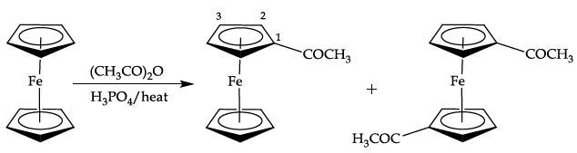 Preparation of acetylferrocene