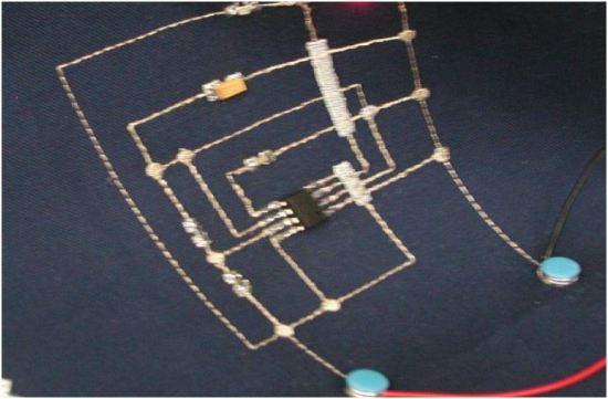 Stitched conductor board