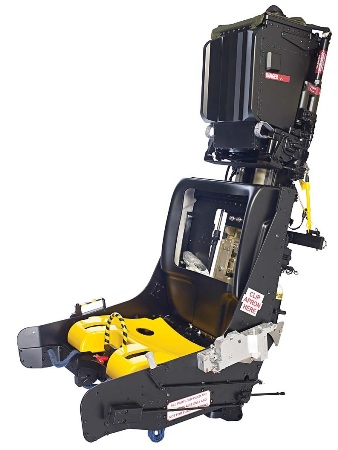 Motion cueing simulator seat