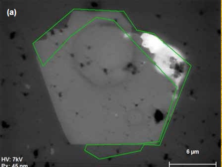 Analysis of a mineral sample from the Worthington dike