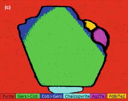 Analysis of a mineral sample from the Worthington dike