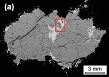 BSE mosaics of (a) Worthington dike (sample 804014, 15072 x 10061 pixels2, 90 fields). The highlighted area is a single field shown in detail below. (b) Trill dike (sample 703351/1, 12560 x 9420 pixels2, 256 fields). (c) Parkin dike (Milnet Mine, sample LH09-41, 27456 x 14713 pixels2, 875 fields)