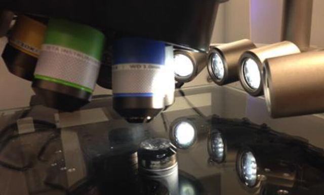 High intensity white light LEDs preserve the color of the sample