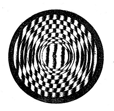 Cross section of 2 inch diameter aluminum part with 6 µ inch deep grooves