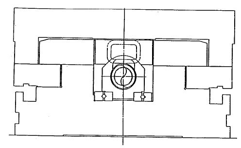 Cross section of slide