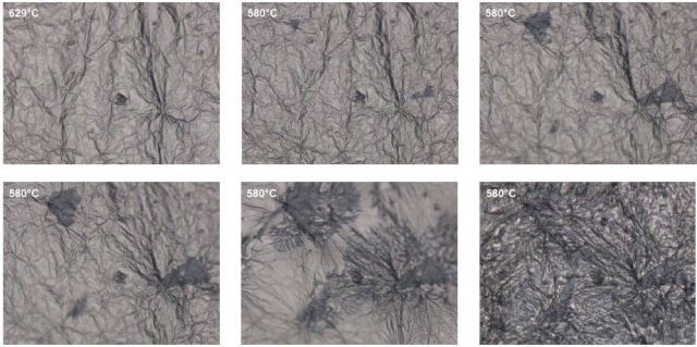 Cool-Down Process for an Al-Si 12 Alloy Starting at 629 °C