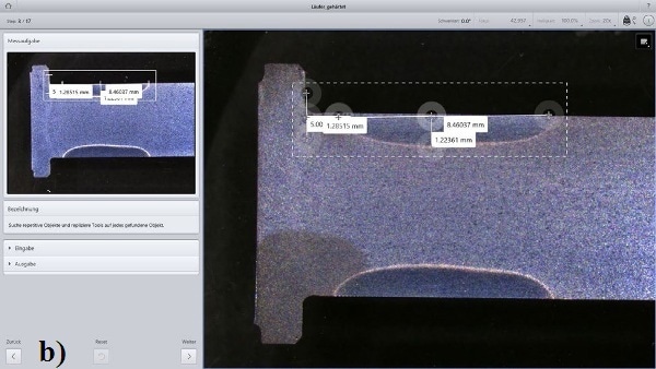 Inserting the measurement tools, the distance lines have to be manually adapted.