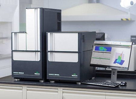 OMNISEC system, comprising OMNISEC RESOLVE (left) and OMNISEC REVEAL.