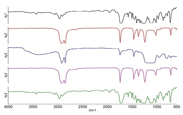Spectra layers 1 are shown (top) to 5 (bottom) in polymer laminate.