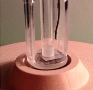 Expansion probe on can liner sample