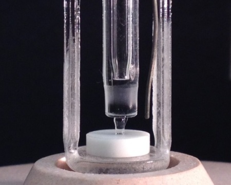 TMA geometry for simulated Vicat softening test
