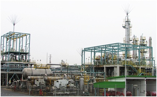The plant of Lotte Ube Synthetic Rubber