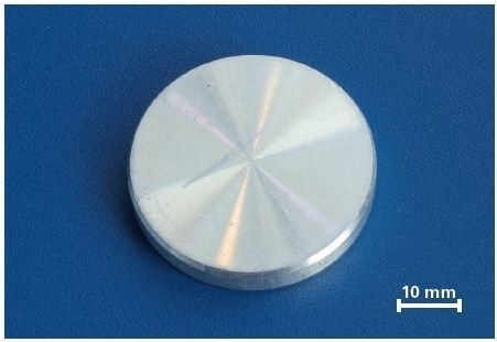Photograph of the analyzed specimen Alcoa Deltalloy® 4032.