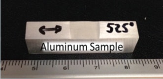 Lower sample after deformation.