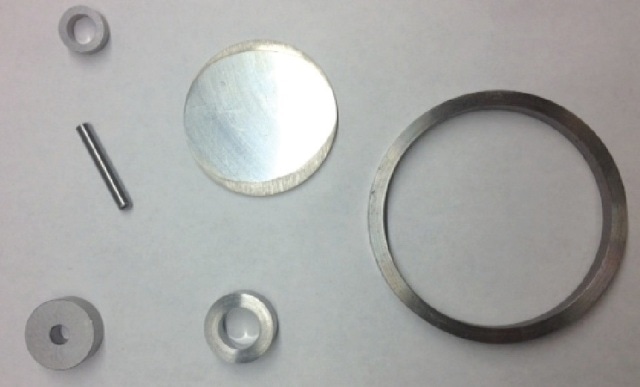 Corrosion coupon samples.