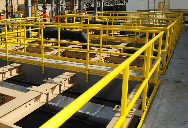 The majority of Strongwell handrail comes pre-fabricated to fit your specific application