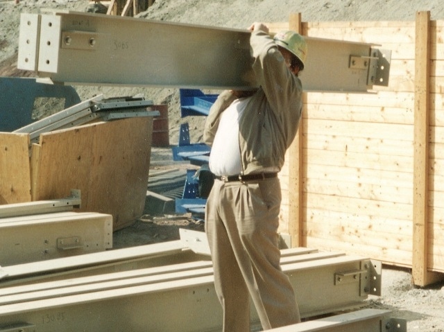 EXTREN® fiberglass structural shapes weigh 25% as much as steel