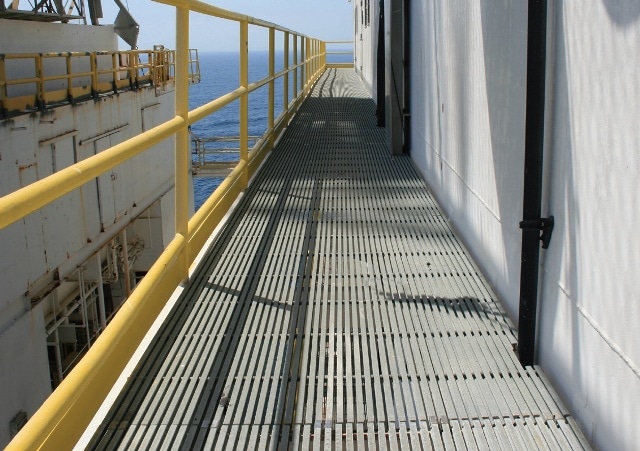 In 1979, DURADEK® grating was installed on Shell’s offshore platform Ellen.