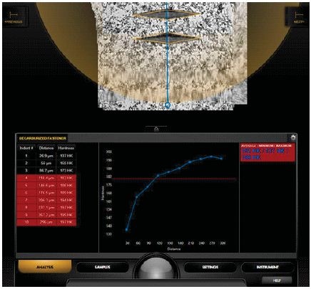 Analysis of decarburized fastener