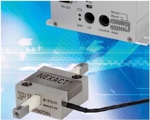 NEXACT® is an example of piezoceramic innovation, providing 20 mm travel with 0.03 nm resolution and 10 N force