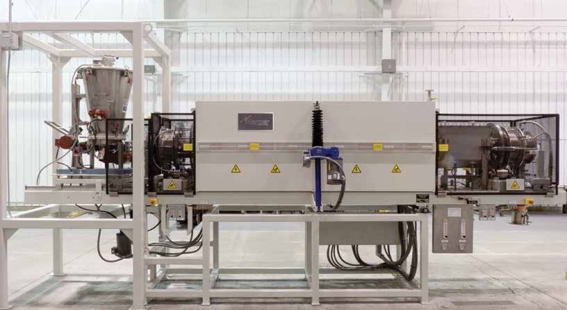 Rotary furnace system.