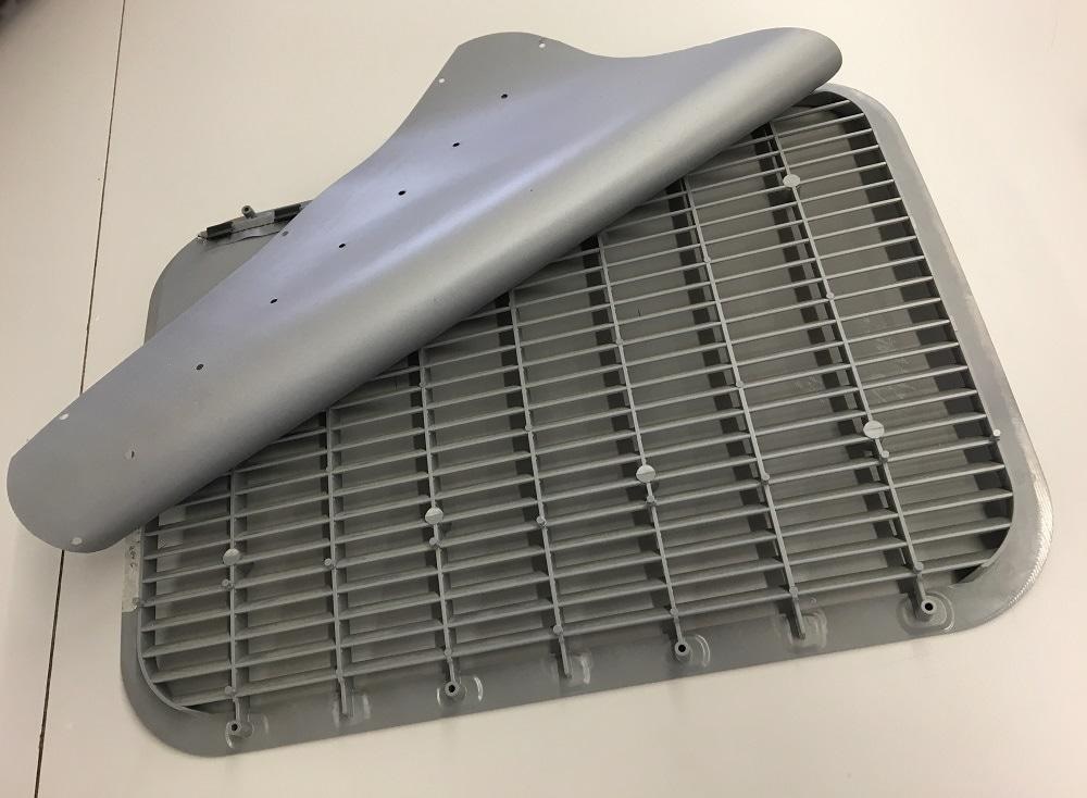 Air grill Decompression Baffle